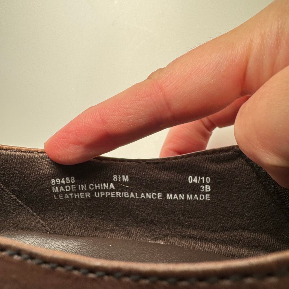 Clarks 89488 Slip On Casual Comfort Patridge Brown Leather Shoes Women Size 8.5 - Picture 3 of 7